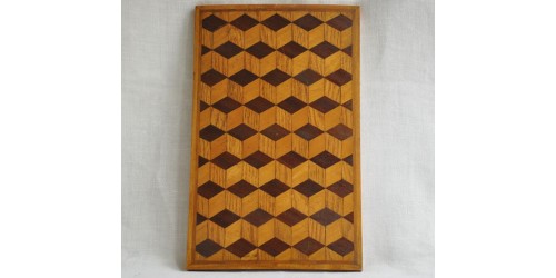 Antique Inlaid Wooden Box Cover